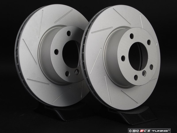 Front Slotted Brake Rotors - Pair (300x24)