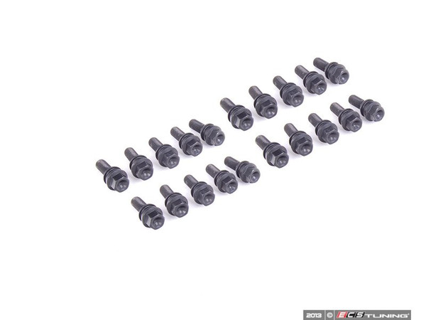 Black Stock-Length Swivel Head Lug Bolts - Set Of 20