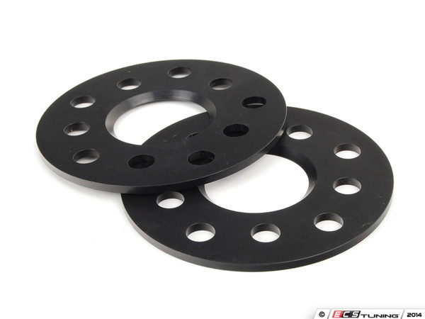 ECS Wheel Spacer & Bolt Kit - 5mm With Black Ball Seat Bolts