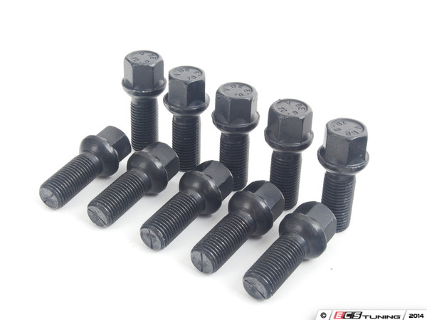 ECS Wheel Spacer & Bolt Kit - 3mm With Black Ball Seat Bolts