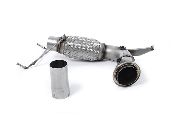 Milltek 2.76" Large Bore Downpipe without Cat - fits to Milltek cat-back system - F56 Cooper 1.5T