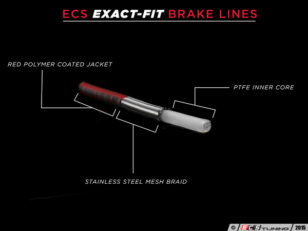 Exact-Fit Stainless Steel Clutch Hose