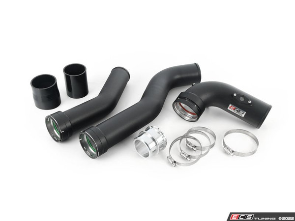 N20 Charge Pipe & Boost Pipe Kit - Powdercoated Black