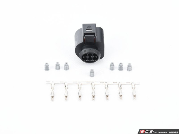 Electrical Connector Kit - Housing With Pins & Wire Seals (6)