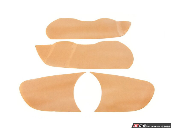 Bavarian Autosport Clear Urethane Headlight, Parking Light and Fog light Shields