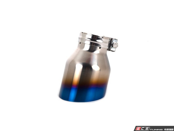 ECS "Ti.22" UNIVERSAL Exhaust Tip - 4.0" Titanium - Burnt Finish - Priced Each