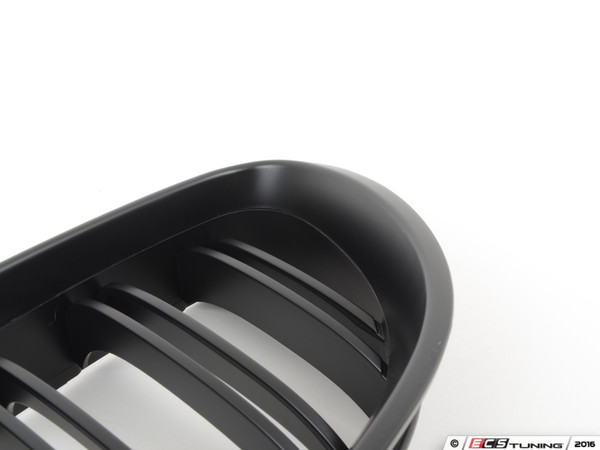 Dual Slats Blackout Grille Set - Matte Black | ES3023057