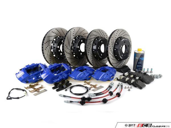 ECS M Performance Front & Rear Big Brake Kit - Blue