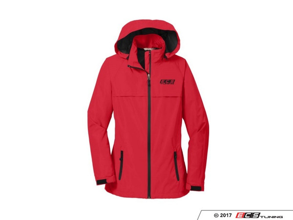 Red ECS Ladies Waterproof Jacket - Small