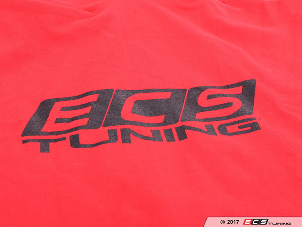 Red ECS Pullover Hoodie - Large