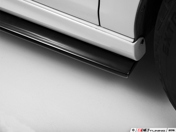 Side Skirt Extension Set - Gloss Black Fiberglass