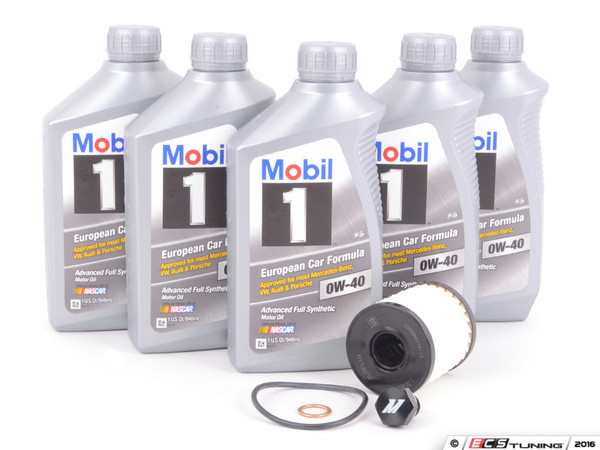 MINI Mobil 1 0w-40 Oil Service Kit Gen 2 - With Magnetic Drain Plug