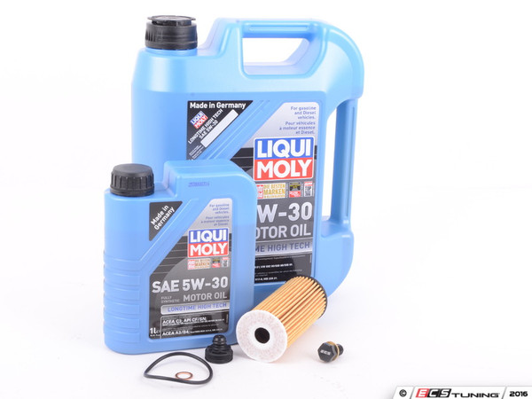 MINI Liqui Moly 5w-30 Oil Service Kit Gen 3 2.0L - With ECS Magnetic Drain Plug