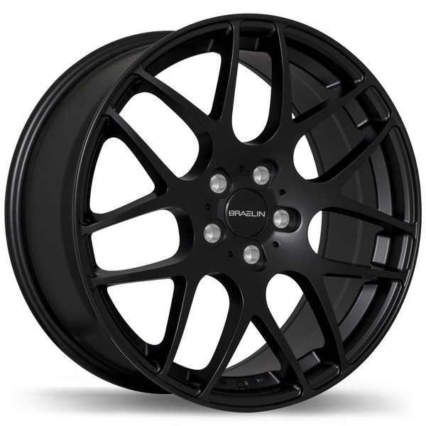 BR06 19x9.5 5x120.65mm +35 70.3mm | Satin Black Finish