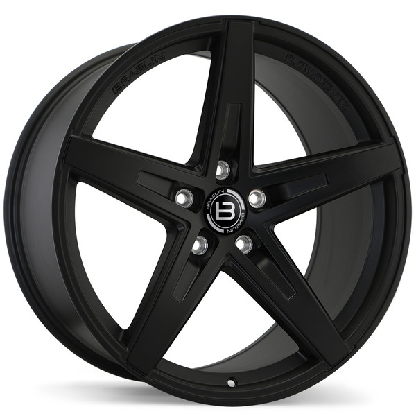 BR08 20x10.0 5x130mm +25 71.6mm | Matte Black Finish