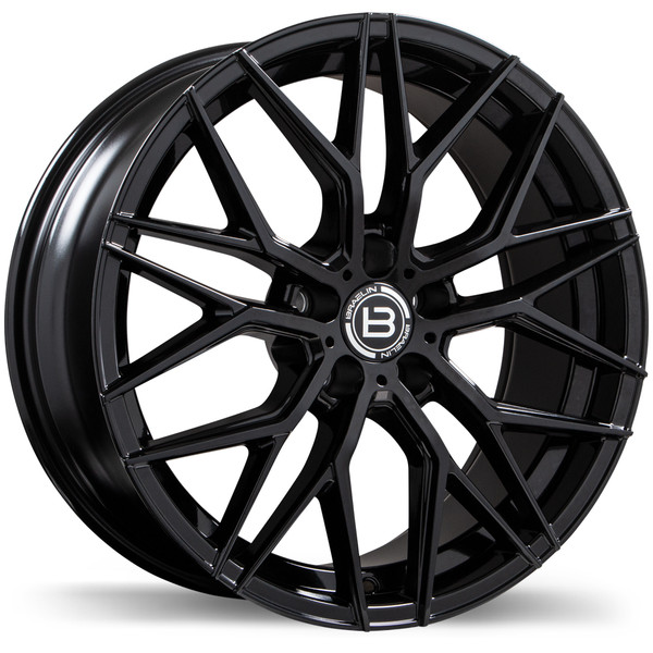 BR10 19x8.5 5x112mm +45 66.6mm | Gloss Black Finish