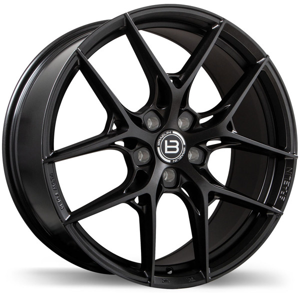 BR14 19x8.5 5x114.3mm +30 70.6mm | Satin Black Anthracite Finish