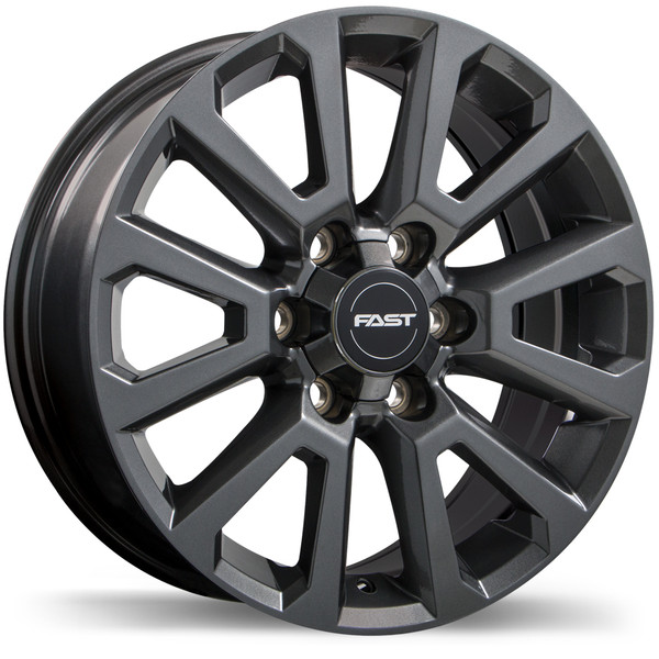 Storm II 20x8.5 6x139.7mm +35 77.8mm | Gloss Gunmetal Finish