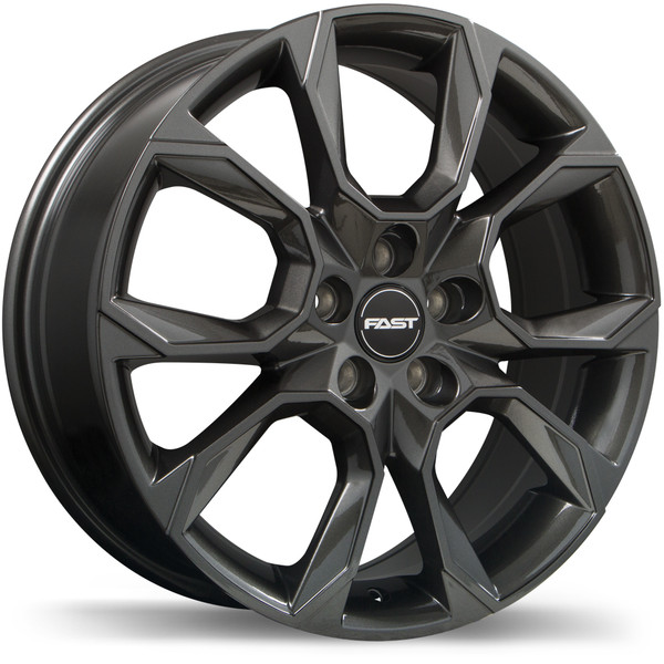 Aventure 16x6.5 5x114.3mm +45 56.1mm | Gloss Gunmetal Finish