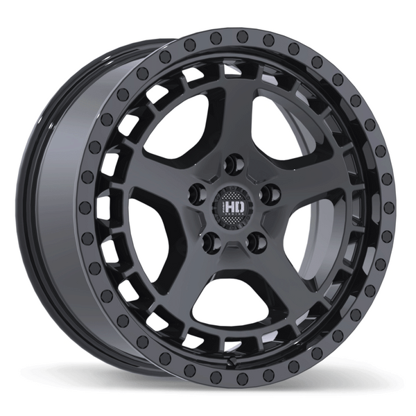Overland 18x7.5 5x112mm +40 72.6mm | Gloss Black Finish