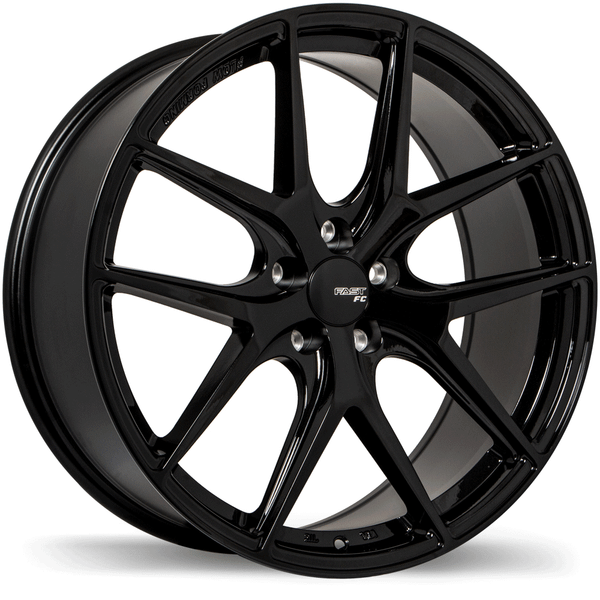 FC04 17x8.0 5x108mm +45 72.6mm | Metallic Black Finish