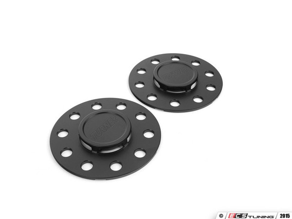 5mm Wheel Spacers with Integrated Hub Extenders - Black (Pair)
