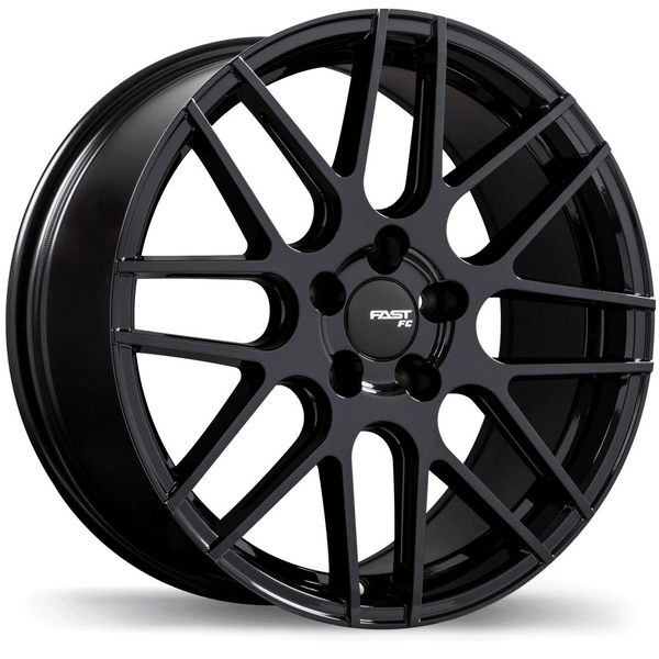 FC12 18x8.0 5x108mm +45 72.6mm | Metallic Black Finish