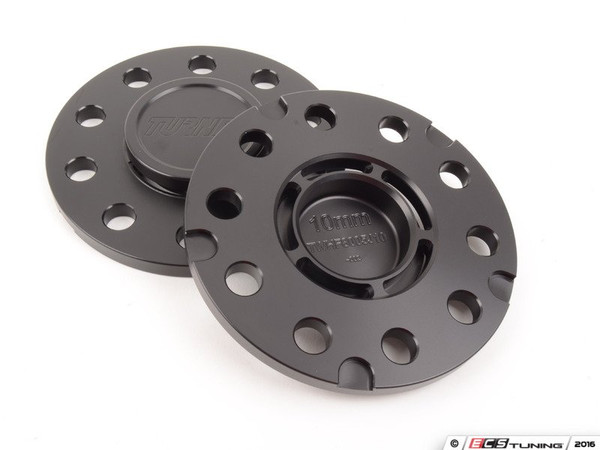 10mm Wheel Spacers with Integrated Hub Extenders - Black (Pair)
