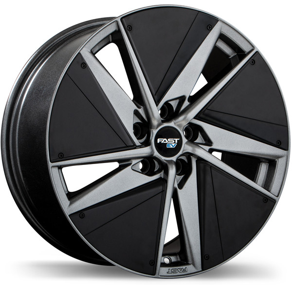 EV01(+) 18x8.0 5x114.3mm +45 67.1mm | Titanium Finish