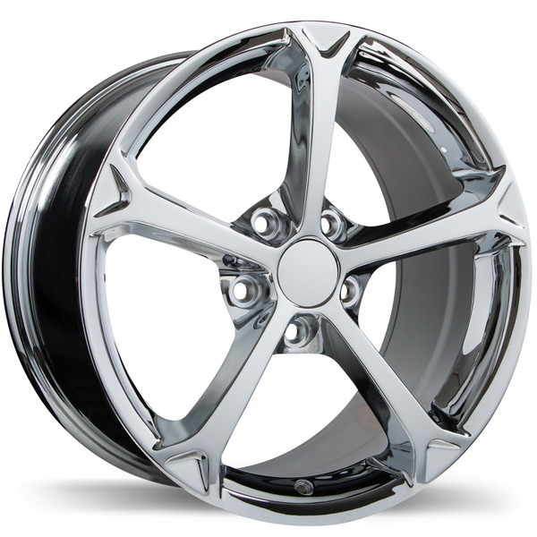 R147 19x10.0 5x120.65mm +79 70.3mm | Chrome Finish