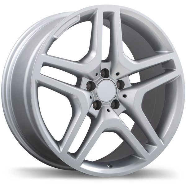 R173A 20x9.5 5x112mm +45 66.5mm | Gloss Siliver Finish