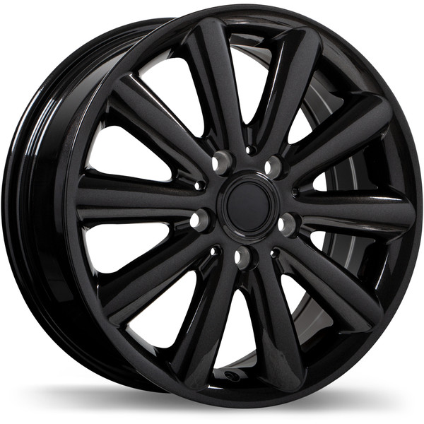 R181 17x7.5 5x112mm +54 66.6mm | Titanium Black Finish