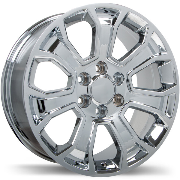 R204 22x9.0 6x139.7mm +24 78.1mm | Chrome Finish