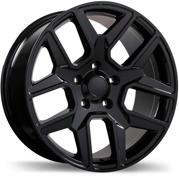 R220 20x9.0 5x139.7mm +18 77.8mm | Gloss Black Finish