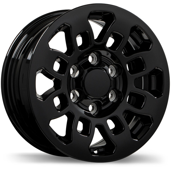R239 16x7.0 6x139.7mm +13 106.1mm | Gloss Black Finish