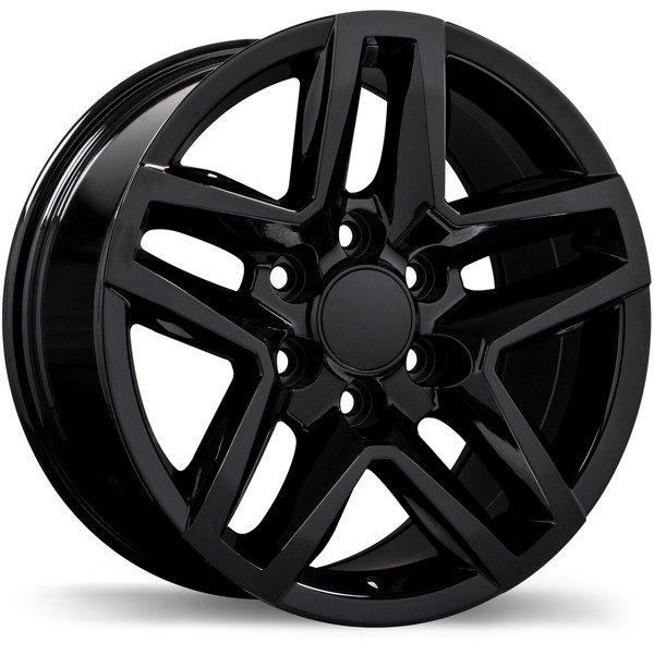 R245 17x8.0 6x139.7mm +24 78.0mm | Gloss Black Finish