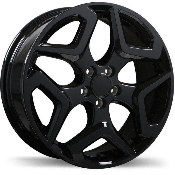 R255 17x7.0 5x100mm +55 56.1mm | Gloss Black Finish