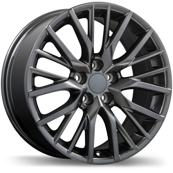 R224 18x8.0 5x114.3mm +30 60.1mm | Gloss Gunmetal