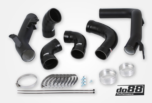 Volvo S60 V60 XC60 V90 S90 XC90 SPA Pressure pipes, T8 Petrol, do88 IC, Black hoses