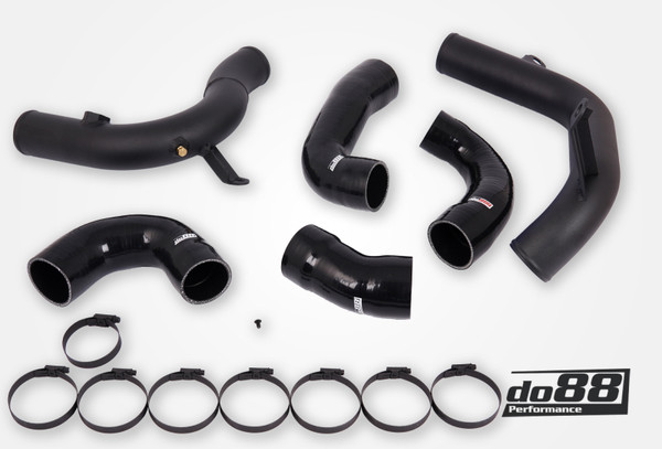 AUDI / VW - 1.8 / 2.0 TSI (MQB) OEM IC Pressure pipes, Black hoses