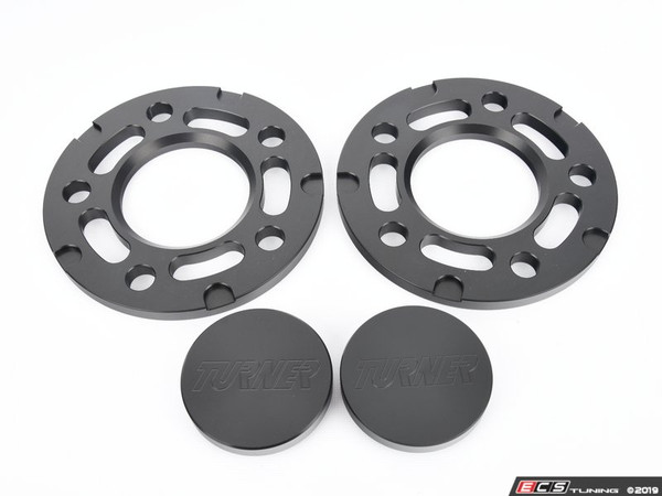 Turner BMW 10mm Front Big Pad Wheel Spacer And Hub Extender Kit - Black (Pair)