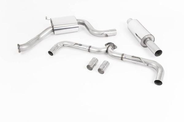 Milltek Cat Back Road+ Part Resonated GT-100 Titanium Trims