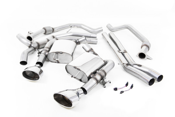 Milltek Sport Cat Back Non-Res (Race - Louder) with Polished Oval Tips