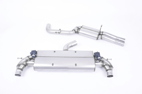 Milltek Sport Cat Back Resonated (EC Approved) with Cerakote Black Oval Tips