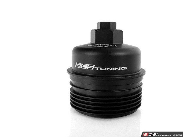 Audi B9 3.0T Billet Oil Filter Housing - Black