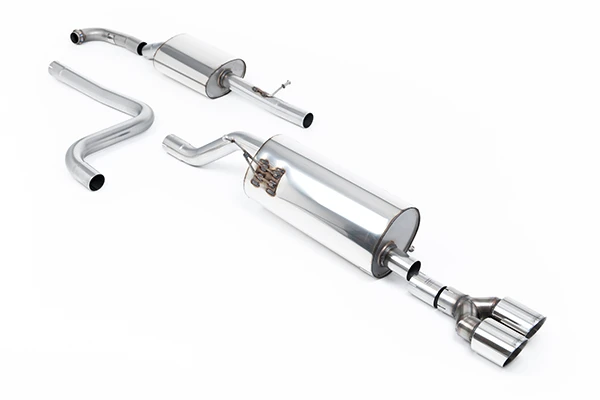 Milltek Resonated (Quieter) Cat-Back Exhaust System with Twin GT-90 Polished Trims