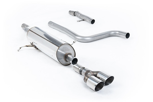 Milltek Resonated GPF/OPF Back with ST Style Twin GT-90 Polished Trims