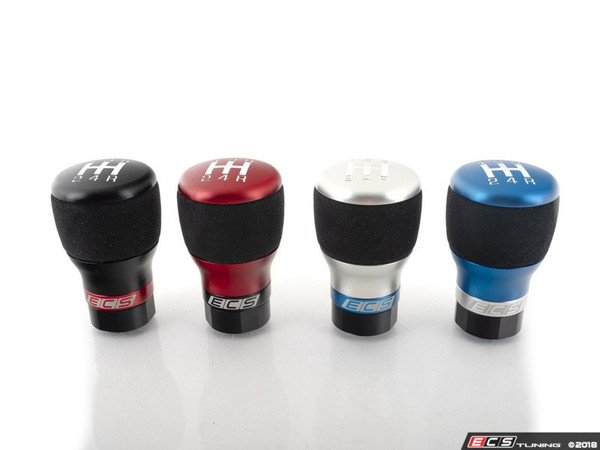 Build-Your-Own ECS Tuning - Weighted Billet Aluminum Suede Wraped - 5 Speed Shift Knob