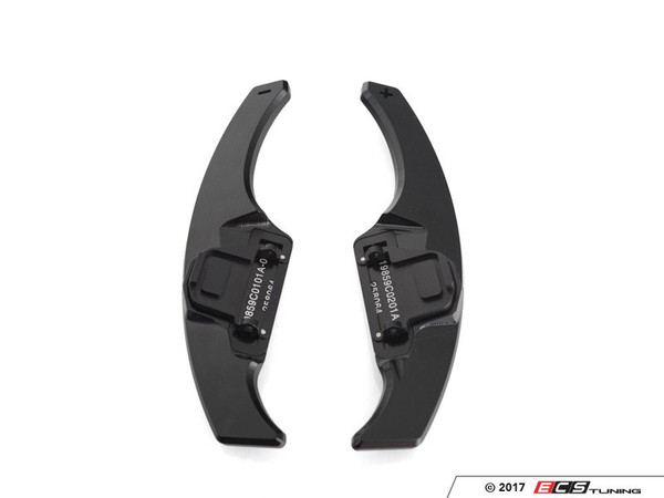 Aluminum Paddle Shifters - Polished Black Anodized