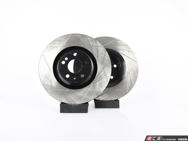 Front V4 Slotted Brake Rotors - Pair (340x30)